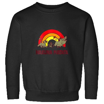 Discover womens Disneys lion king warm rainbow hakuna matata Sweatshirts