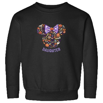 Discover Disney Minnie Mouse Icon Halloween Daughter Sweatshirts