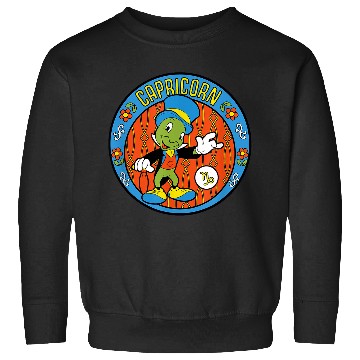 Discover Disneyss Pinocchio Jiminy Cricket Zodiac Capricorn Sweatshirts