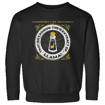 Discover Disneyss Emperors New Groove Extract Of Llama Logo Sweatshirts