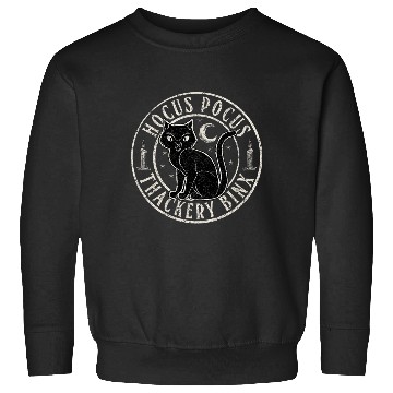 Discover Disney Hocus Pocus Thackery Binx Big Cat Celestial Circle Sweatshirts