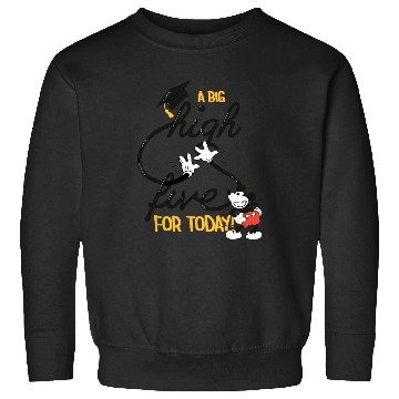 Discover Disney Mickey Mouse A Big High Five for Today Graduation Sweatshirts