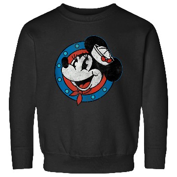 Discover Disney Cruise Sailor Minnie Mouse Distressed Sweatshirts