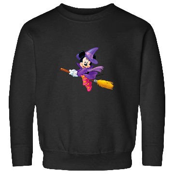 Discover Disneys halloween minnie witch raglan baseball Sweatshirts