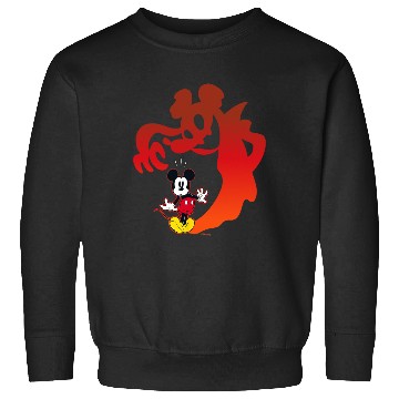 Discover Disney Mickey Mouse Halloween Spooky Scary Shadows Vampire Sweatshirts