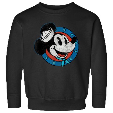 Discover Disney Cruise Sailor Mickey Mouse Distressed Sweatshirts