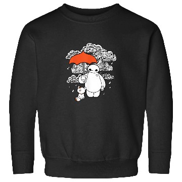 Discover Disney Big Hero 6 Baymax Patterned Clouds Sweatshirts