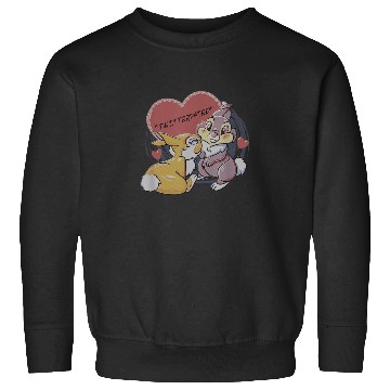 Discover Disney Bambi Thumper Miss Bunny Valentines Day Sweatshirts