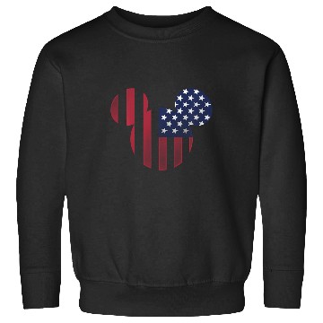 Discover Disney Mickey Mouse Americana Ears Shape Sweatshirts