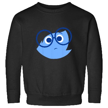 Discover Disney Pixar Inside Out Sad Face Halloween Sweatshirts