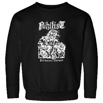Discover Nihilist Premature Autopsy Entombed Sweatshirts