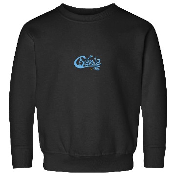 Discover Disneyss Aladdin Genie Different Expressions Chest Text Logo Sweatshirts