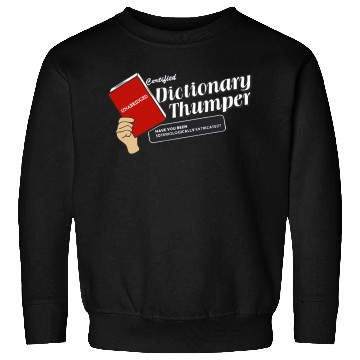 Discover Dictionary Thumper Sweatshirts