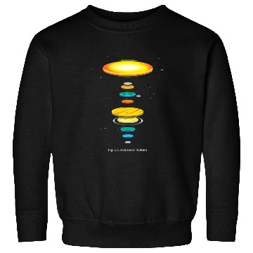 Discover Flat Solar System Sweatshirts