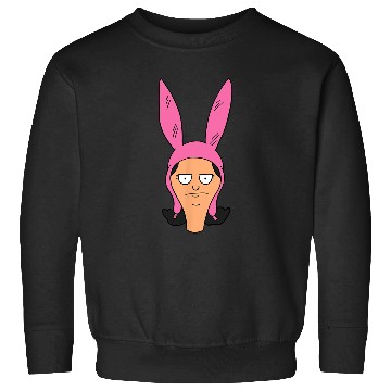 Discover Bob's Burgers Louise Angry Big Face Sweatshirts