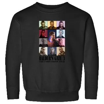 Discover Baldurs Gate 3 - Eras Tour - Wizard Companion Sweatshirts