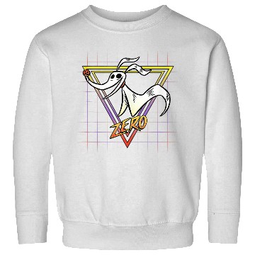 Discover disneys Nightmare Before Christmas Zero Retro 90s Sweatshirts