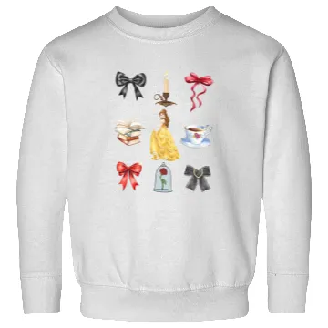 Discover Disneyland Princess Coquette Sweatshirts Belle Coquette Sweatshirts