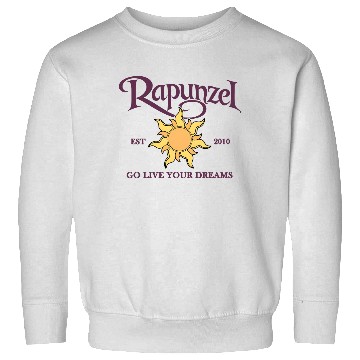 Discover Disney Tangled Rapunzel Go Live Your Dream Sweatshirts