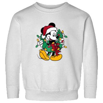 Discover Disney Mickey Mouse Lights Raglan Baseball Sweatshirts Sweatshirts