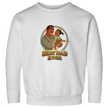 Discover Retro James And Tiana Best Dad Ever Disney Sweatshirts