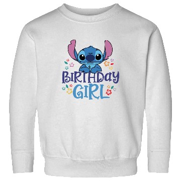 Discover Stitch Birthday Girl Sweatshirts, Disney Lilo Stitch Sweatshirts, Birthday Boy Sweatshirts