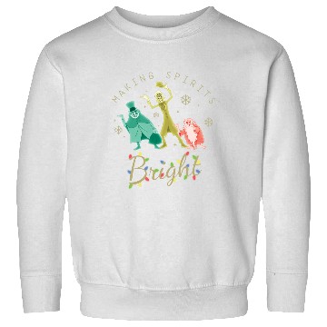 Discover Vintage The Haunted Mansion Sweatshirts, Making Spirits Bright Disney Christmas Sweatshirts