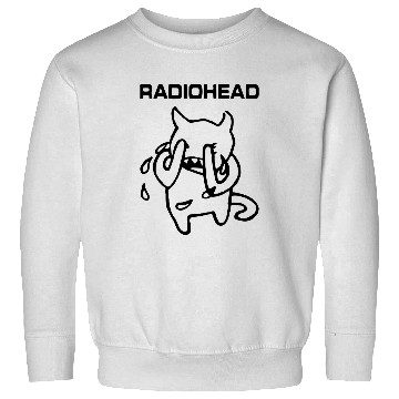 Discover Radiohead Crying Black Devil Sweatshirts