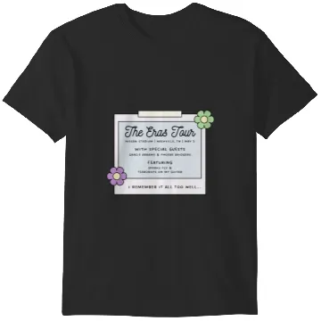 Discover Nashville Night 1 Eras Tour T-Shirts