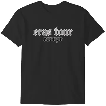 Discover Eras Tour Europe T-Shirts