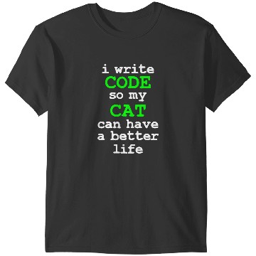 Discover Cat Paws Code Coding Computer Science Cat Gift T-Shirts