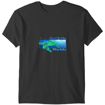 Discover KV9 Turtle Coral Gables Florida Swimming Sea Turtle T-Shirts