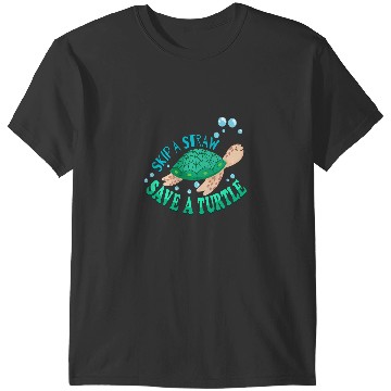 Discover KV9 Turtle Environment Earth Day 2Skip A Straw Save A Turtle T-Shirts