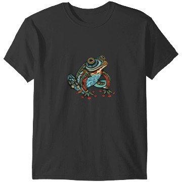 Discover Frog Gift Native American Indian Style Art Pacific Northwest 5 T-Shirts