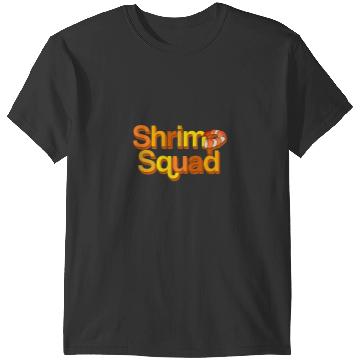 Discover Shrimp Gift Squad Eating Seafood Prawn Chef T-Shirts