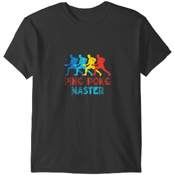 Discover Table Tennis PP Ping Pong Master Ping Pong Table Tennis Player Sport T-Shirts