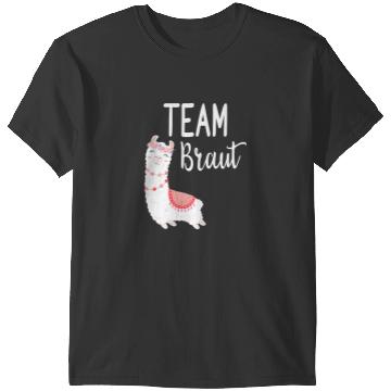 Discover Lama Llama Womens Team Bride Lama Alpaca Alpaca JGA Engagement Gift 21 T-Shirts