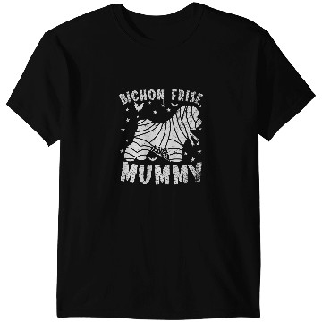 Discover Dog Bichon Frise Mummy Halloween T-Shirts