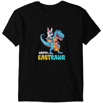Discover Dinosaur Dino Unicorns Happy Easter TRex Unicorns Happy Easter Egg Easter Party T-Shirts