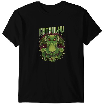 Discover Cat Paws Cathulhu Kawaii Cat Cthulhu T-Shirts