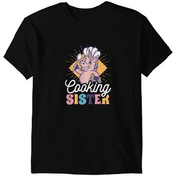 Discover Unicorns Cooking Unicorns Sister for Sibling T-Shirts