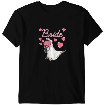 Discover Dinosaur Dino Bride TRex Wedding Planner Engagement T-Shirts