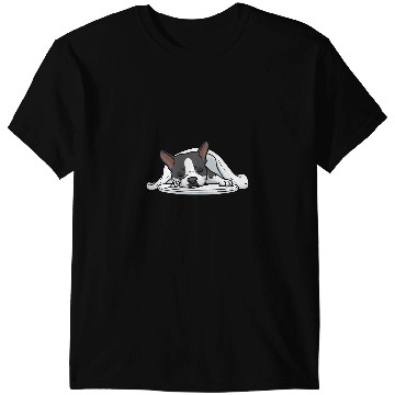 Discover Dog Boston Terrier Official Sleeping T-Shirts