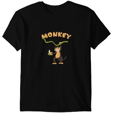 Discover Monkey Lover Zoo Animal Lover Chimpanzee Cute Monkey T-Shirts