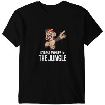 Discover Monkey Lover Coolest Monkey In The Jungle T-Shirts