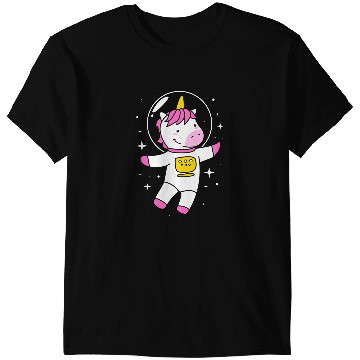 Discover Unicorns Solar System Planets Science Space Unicorns Astronaut T-Shirts