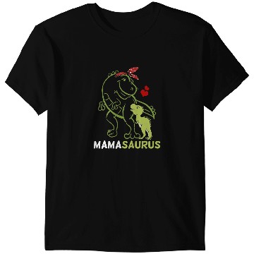 Discover Dinosaur Dino Mamasaurus T Rex Dinosaur Mama Saurus Family Matching Women 2 8 T-Shirts