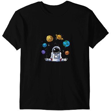 Discover Astronauts Juggle Astronaut T-Shirts