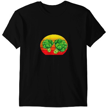 Discover Beautiful Broccoli Sunset T-Shirts