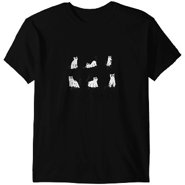 Discover black cats Paws Halloween Cat Lover black cats Spooky Season 669 T-Shirts